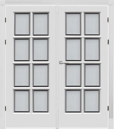 Medinės durys dvivėrės Simetrija